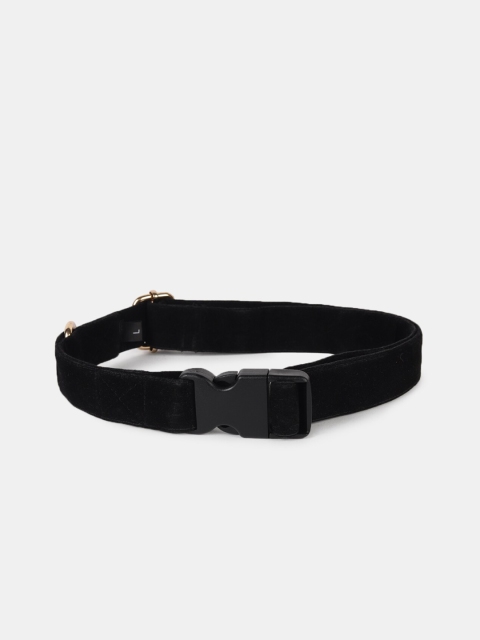 

HUFT Black Velvet Dog Collar