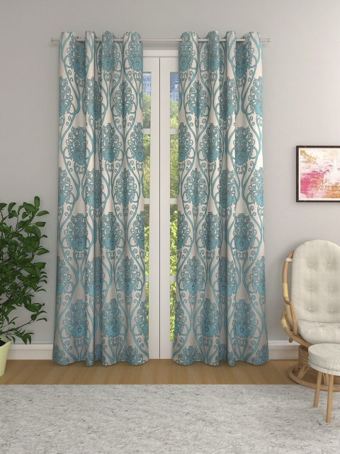 

Aura Unisex Turquoise Blue Ethnic Motifs
