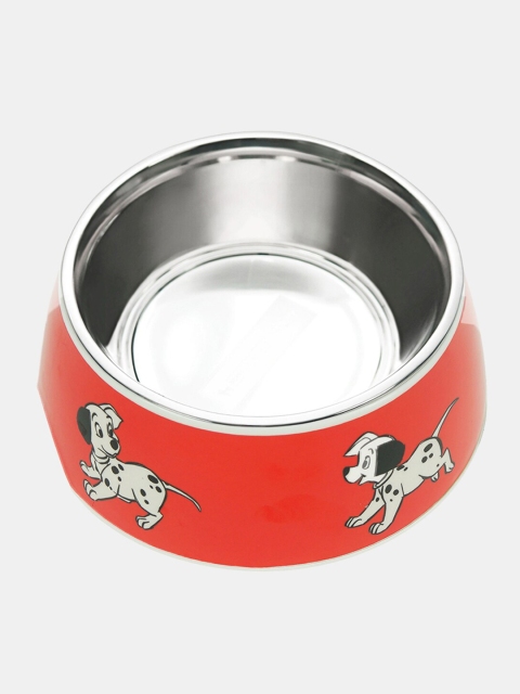 

Heads Up For Tails Red & Black Disney Dalmatians Dinner Dog Bowl