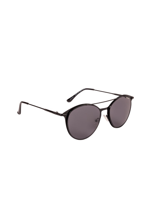 

Kenneth Cole Men UV-Protected Round Sunglasses KC1353 55 01A, Purple
