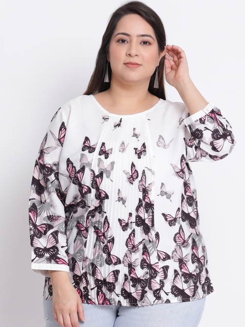 

Oxolloxo Women White Printed Top