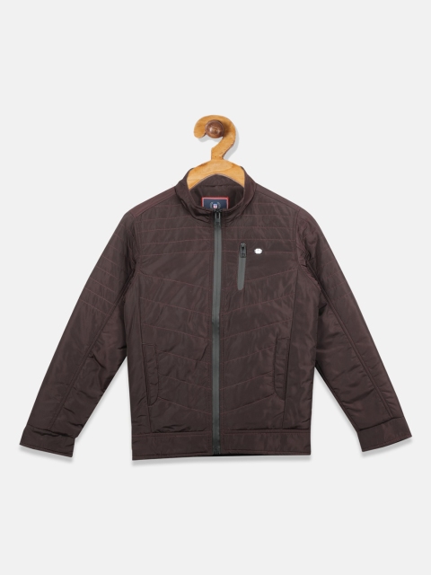 

Monte Carlo Boys Brown Solid Padded Jacket