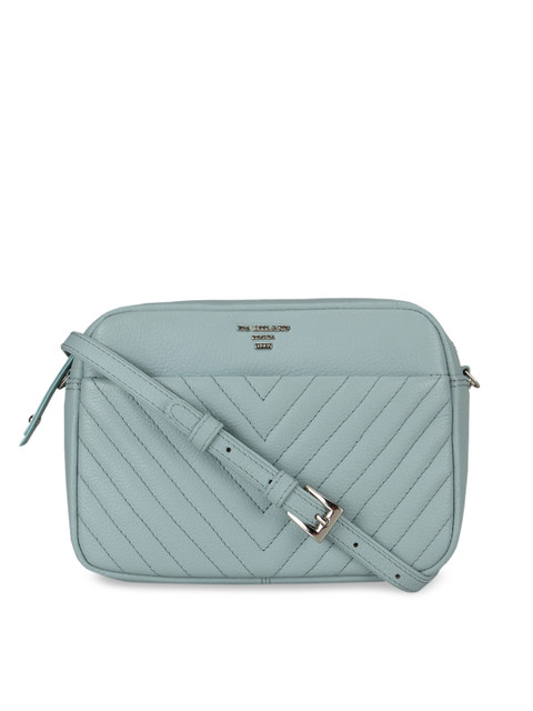 

Da Milano Blue Solid Sling Bag