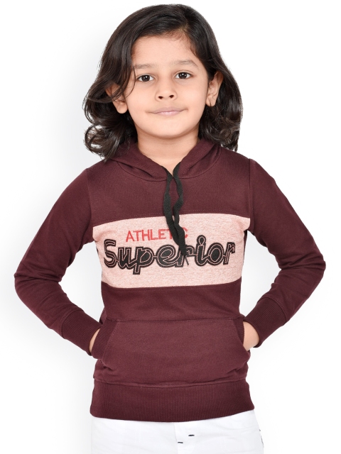 

ORANGE PUMPKKIN Boys Brown Printed Sweatshirt