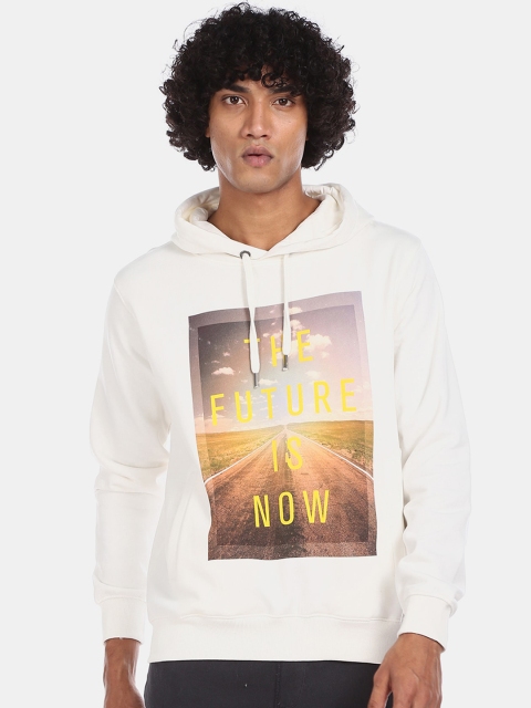 

Aeropostale Men White Printed Sweatshirt