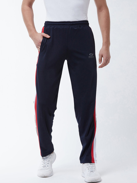 

Masch Sports Men Navy Blue Solid Rapid Dry Track Pants