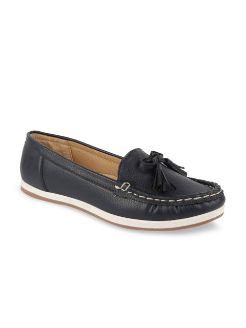 

CALZADO Women Navy Blue Loafers