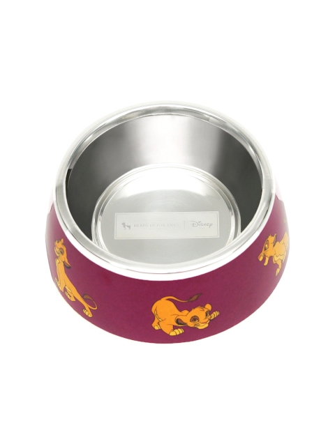 

Heads Up For Tails Purple Disney Simba Dinner Dog Bowl