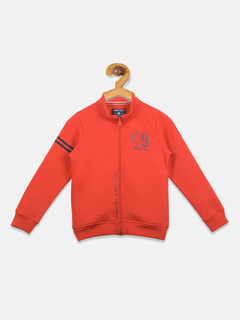 

Monte Carlo Boys Orange Printed Sweatshirt