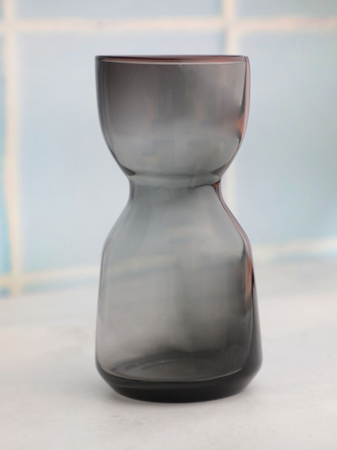 

YOYOSO Grey Solid Dumbbell Flower Vase