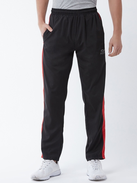 

Masch Sports Men Black Solid Track Pants