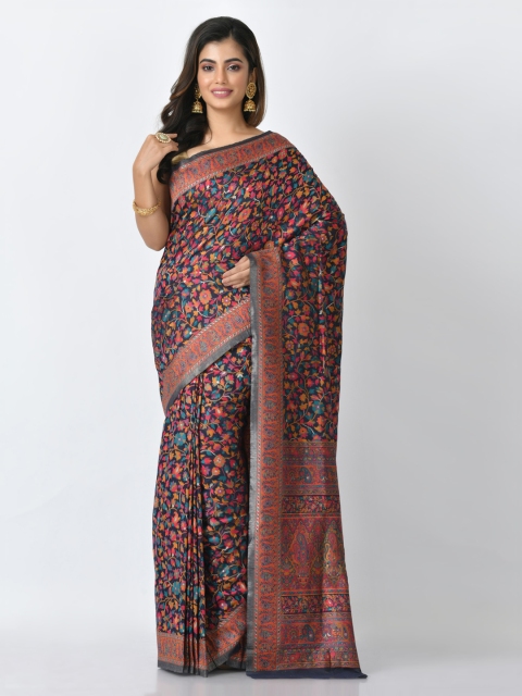 

RANGOLI Multicoloured Woven Design Art Silk Saree, Multi