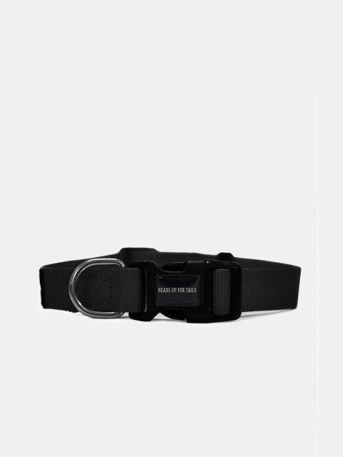 

Heads Up For Tails Black Essentials Nylon Dog Collar