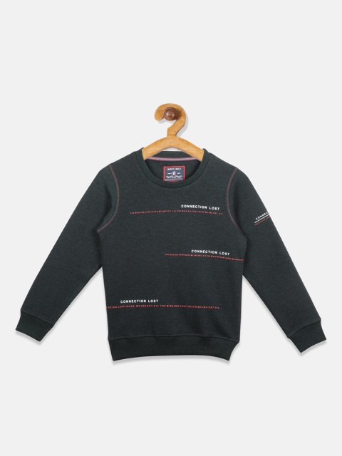 

Monte Carlo Boys Charcoal Grey Printed Sweatshirt