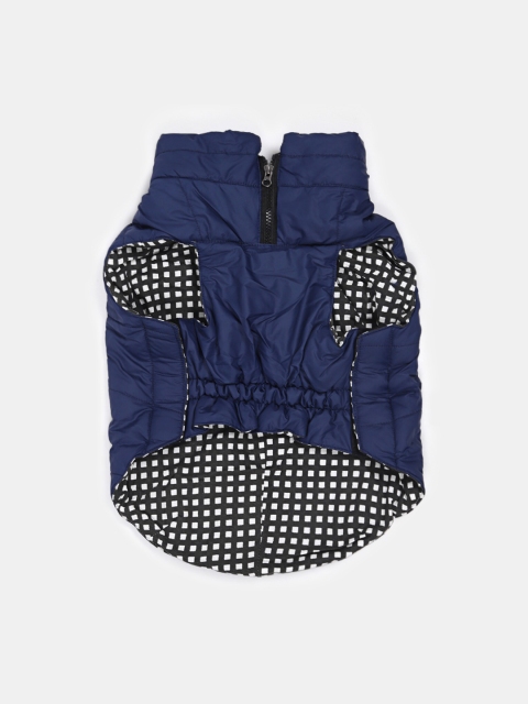 

Heads Up For Tails Navy Blue Cozy Pupper Dog Jacket