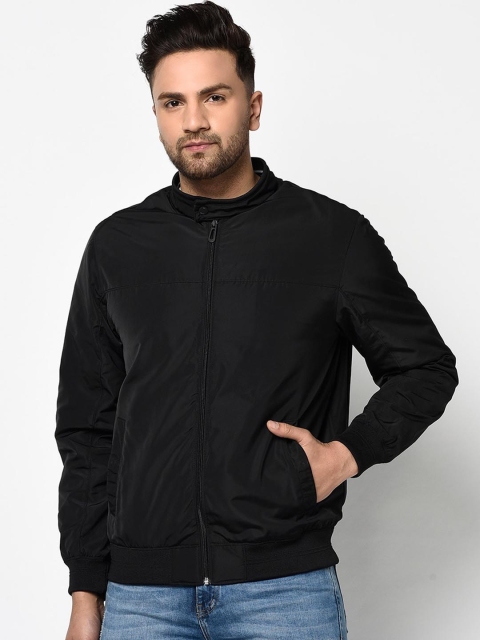 

METTLE Men Black Solid Bomber