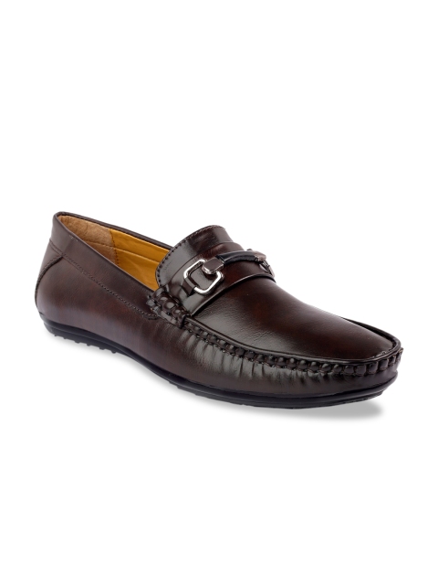 

mr.wonker Men Brown Horsebit Loafers
