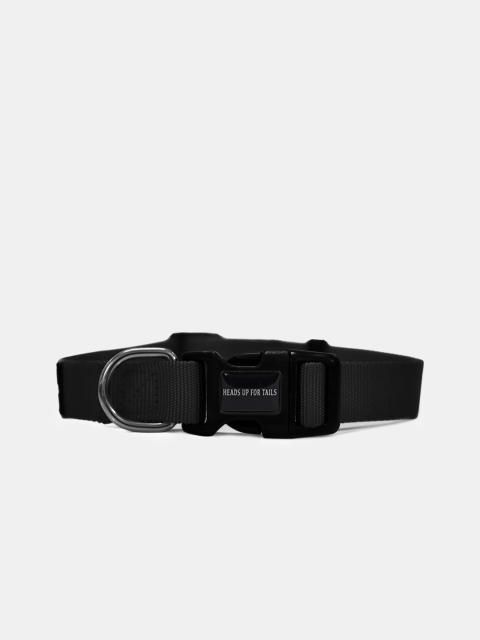 

Heads Up For Tails Black Nylon Dog Collar