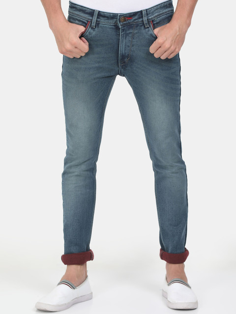 

VUDU Men Blue Tapered Fit Mid-Rise Clean Look Jeans