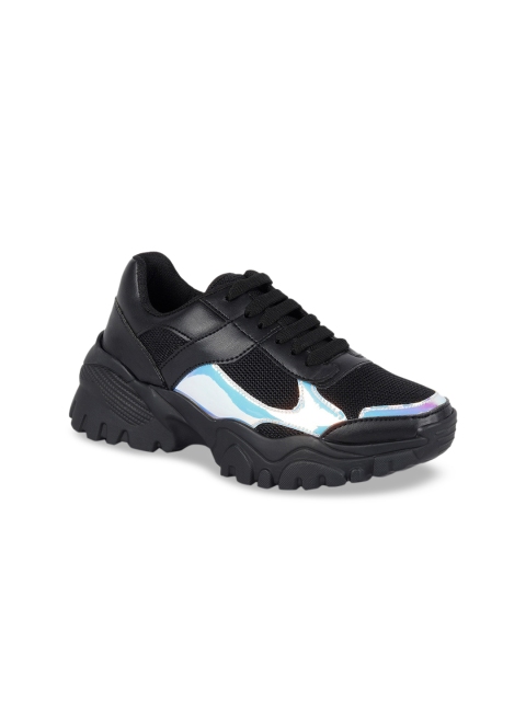 

ZAPATOZ Women Black & Blue Walking Shoes