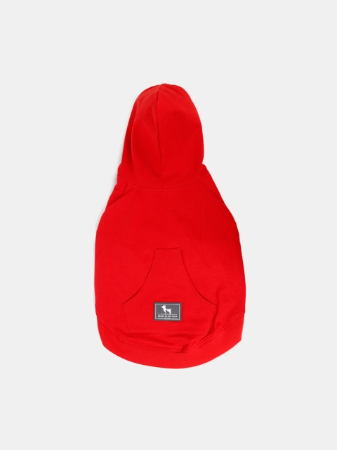 

Heads Up For Tails Red Solid Dog Sweatshirt