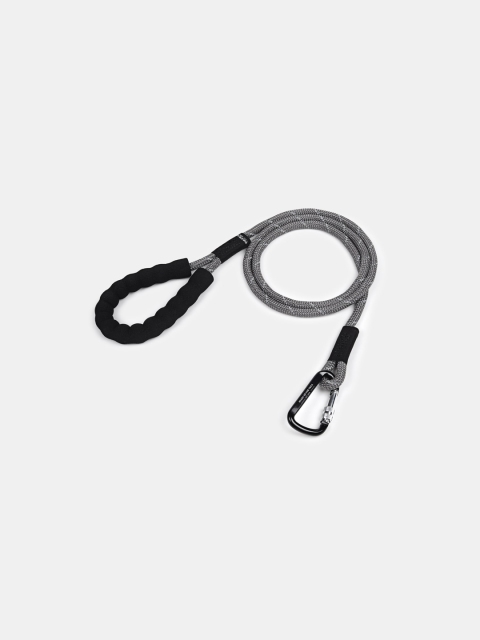 

Heads Up For Tails Grey Rope Dog Leash with Carabiner