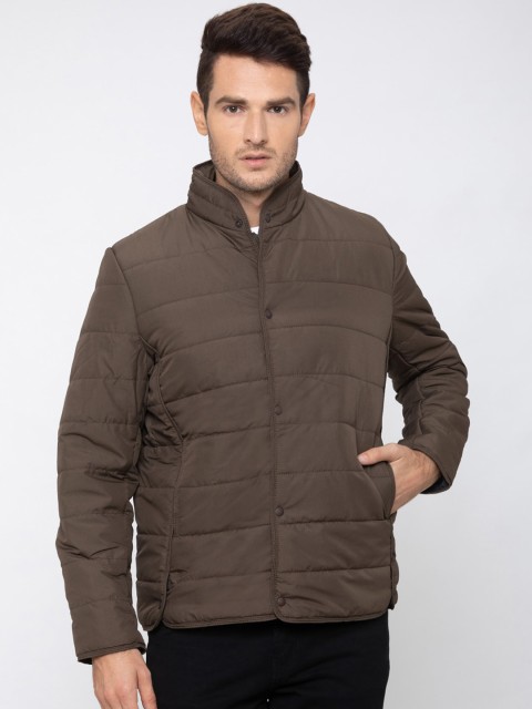 

Globus Men Brown Solid Puffer Jacket