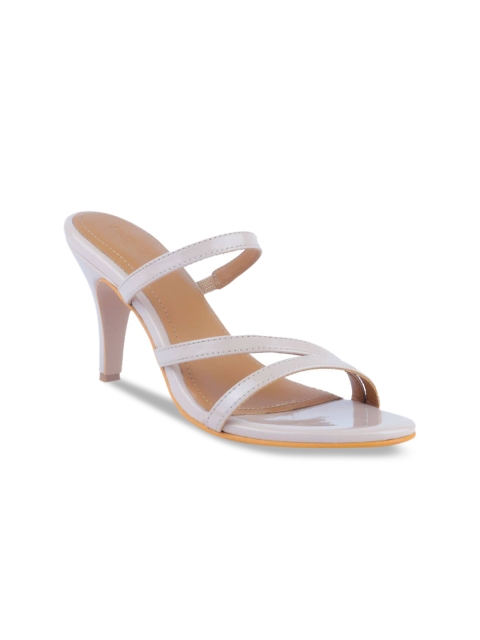 

London Rag Women Nude-Coloured Solid Kitten Heels