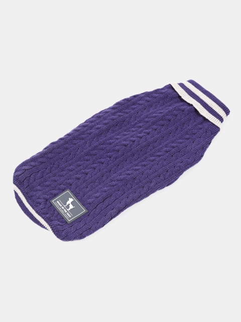 

Heads Up For Tails Purple Fuzzy Buddy Dog Sweater