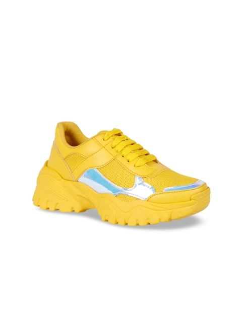 

ZAPATOZ Women Yellow & Blue Walking Shoes
