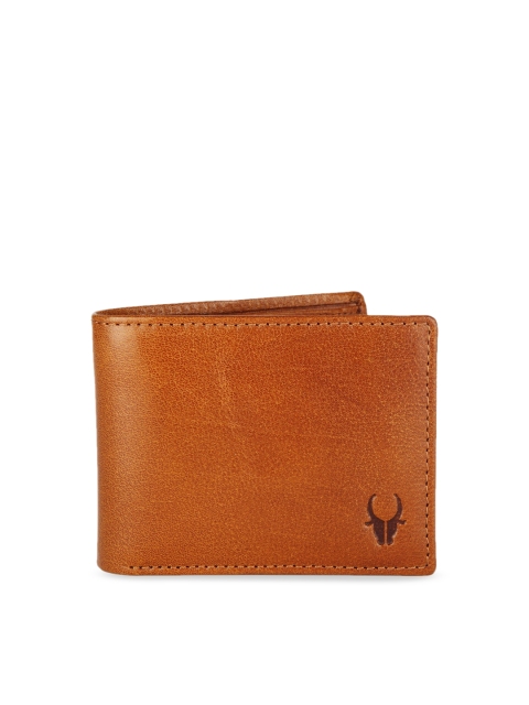 

WildHorn Men Tan Brown Solid Two Fold Wallet
