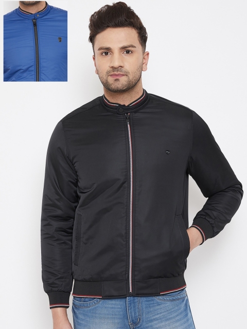 

Okane Men Black & Blue Reversible Jacket
