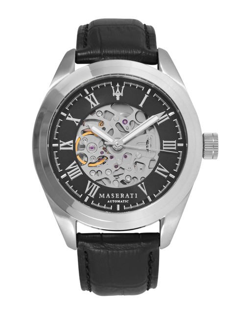 

Maserati Men Black Analogue Watch