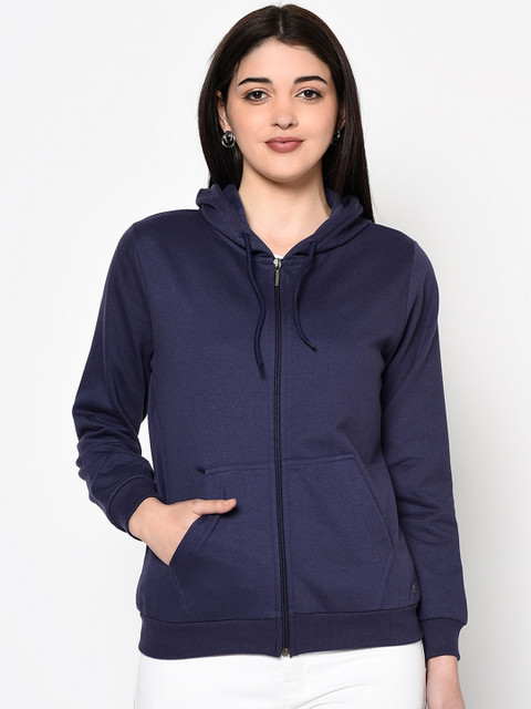 

Miss Grace Women Blue Solid Sweatshirt