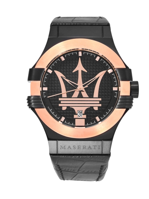 

Maserati Men Black Analogue Watch