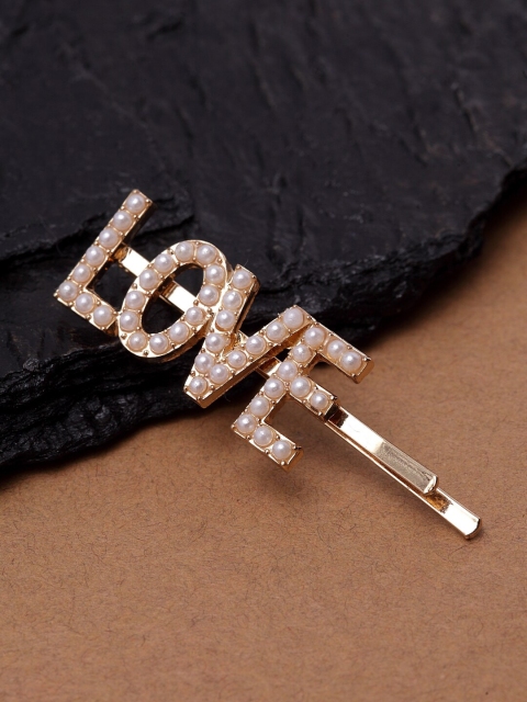 

Ferosh Gold-Toned Embellished Bobby Pin