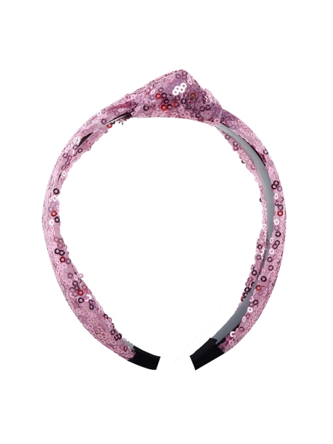 

BuckleUp Women Pink Embellished Hairband