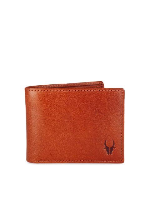 

WildHorn Men Tan Solid Two Fold Wallet