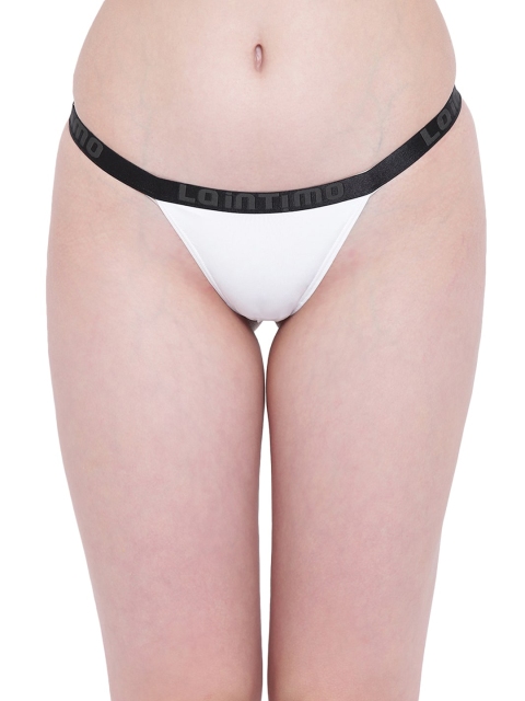 

La Intimo Women White Solid Bikini Briefs LIFPBK01WE0