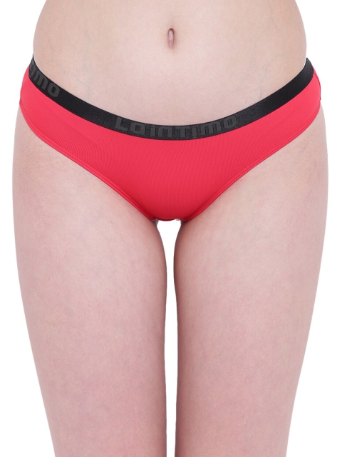 

La Intimo Women Red & Black Solid Basic Briefs LIFPBR02RD0