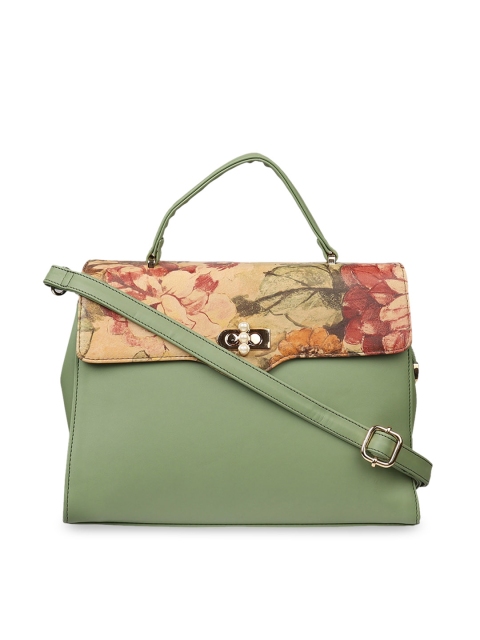 

LEGAL BRIBE Green Printed Sling Bag