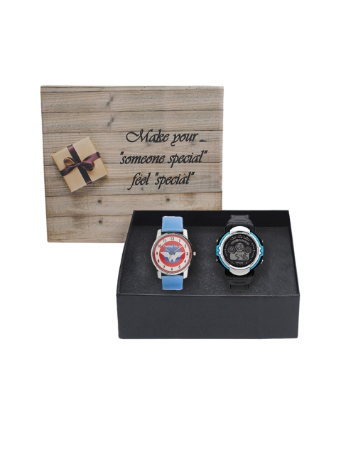 

Fantasy World Kids Set Of 2 Analogue and Digital Watch 127-008-SBL-YS-02-SBL, Red