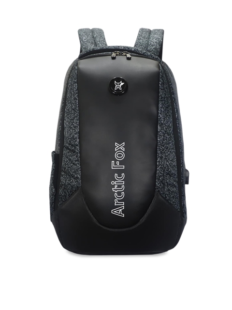 

Arctic Fox Unisex Black Brand Logo Backpack