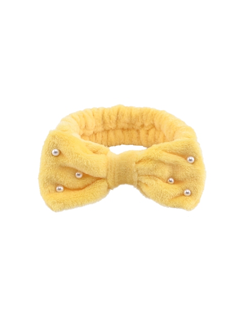 

BuckleUp Yellow Hairband With Bow