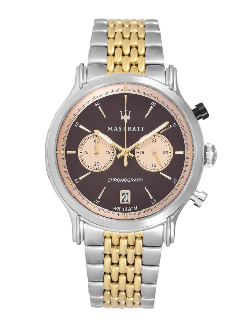 

Maserati Men Brown Analogue Watch