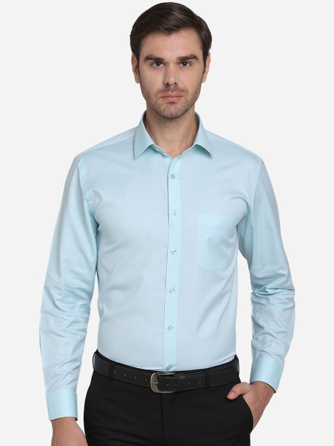 

Greenfibre Men Blue Regular Fit Solid Casual Shirt