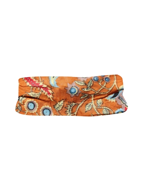 

Aditi Wasan Women Orange Tropical Printed Multi-Layered Headband