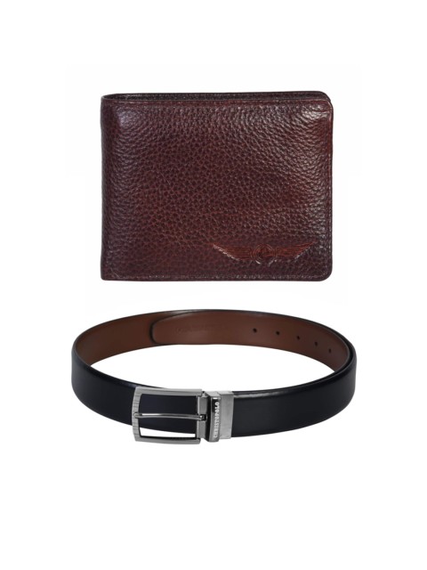 

CHRISTOPOLO Men Black & Brown Solid Belt