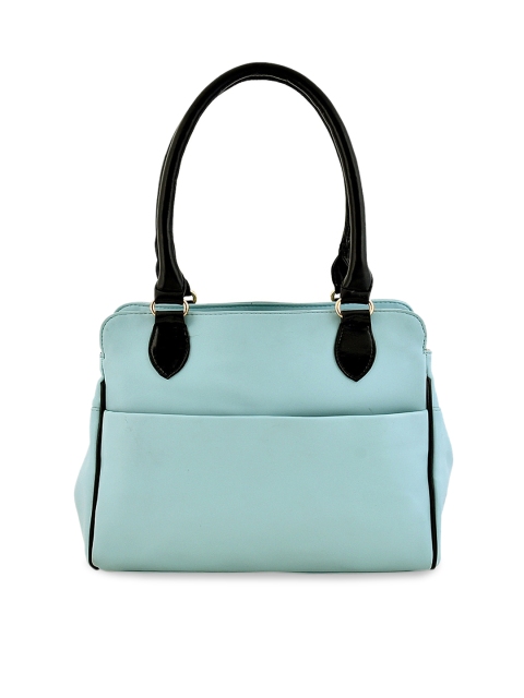 

Lychee bags Blue Solid Handheld Bag