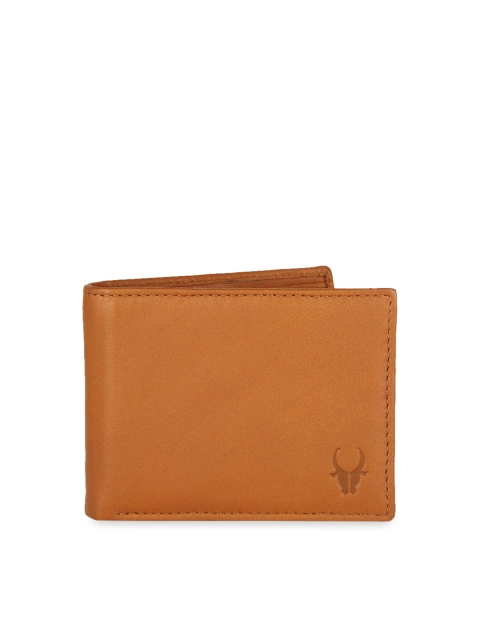 

WildHorn Men Tan Solid Two Fold Wallet